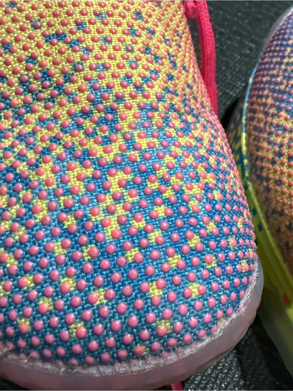 NOBULL Pink and Yellow Gradient Knit Trainers - Picture 5 of 5
